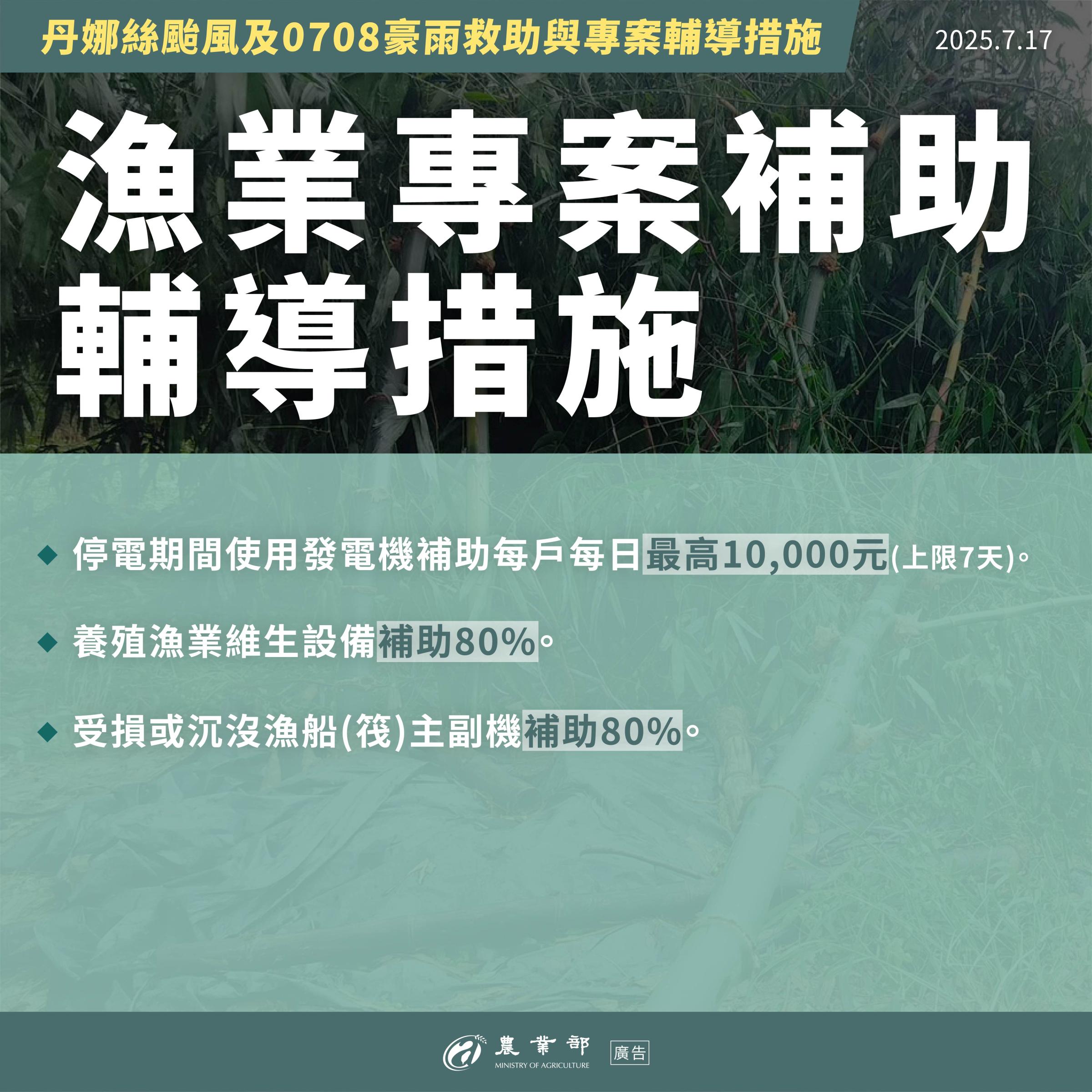 丹娜絲颱風及0708豪雨救助與專案輔導措施_工作區域 7