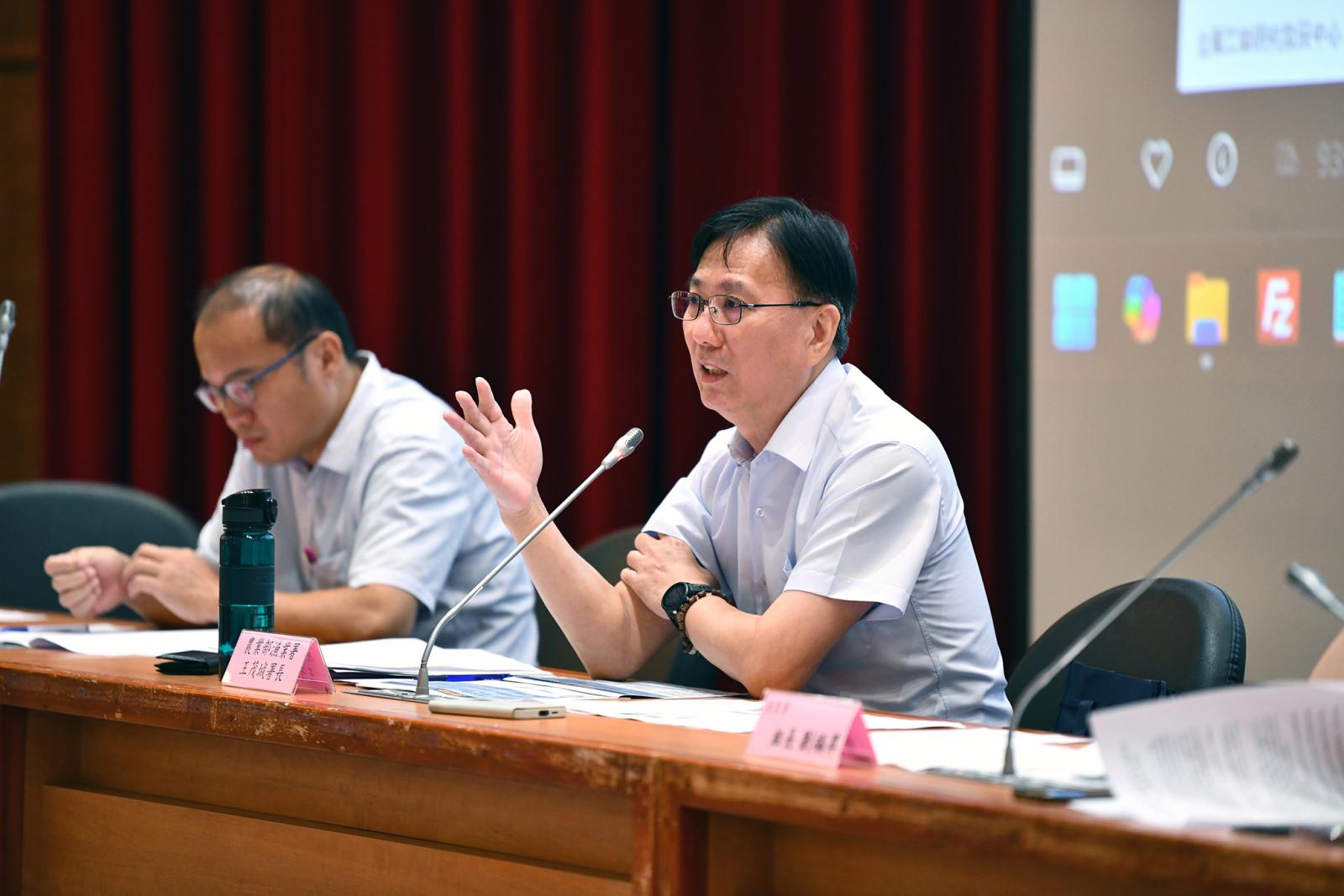 漁業署王茂城署長致詞